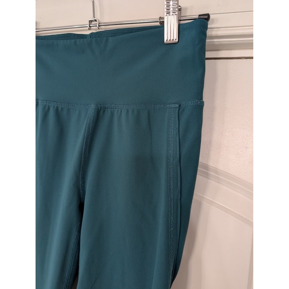 Free‎ People Movement Teal Leggings High Waisted Side Slits Womens Activewear XS - Picture 2 of 6